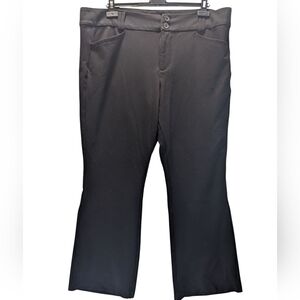 Torrid The Future Is Yours Black Flare Office Career  Pants Size 24R